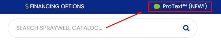 Spraywell ProText Feature - Text our number anytime at 561-964-3228 for instant help