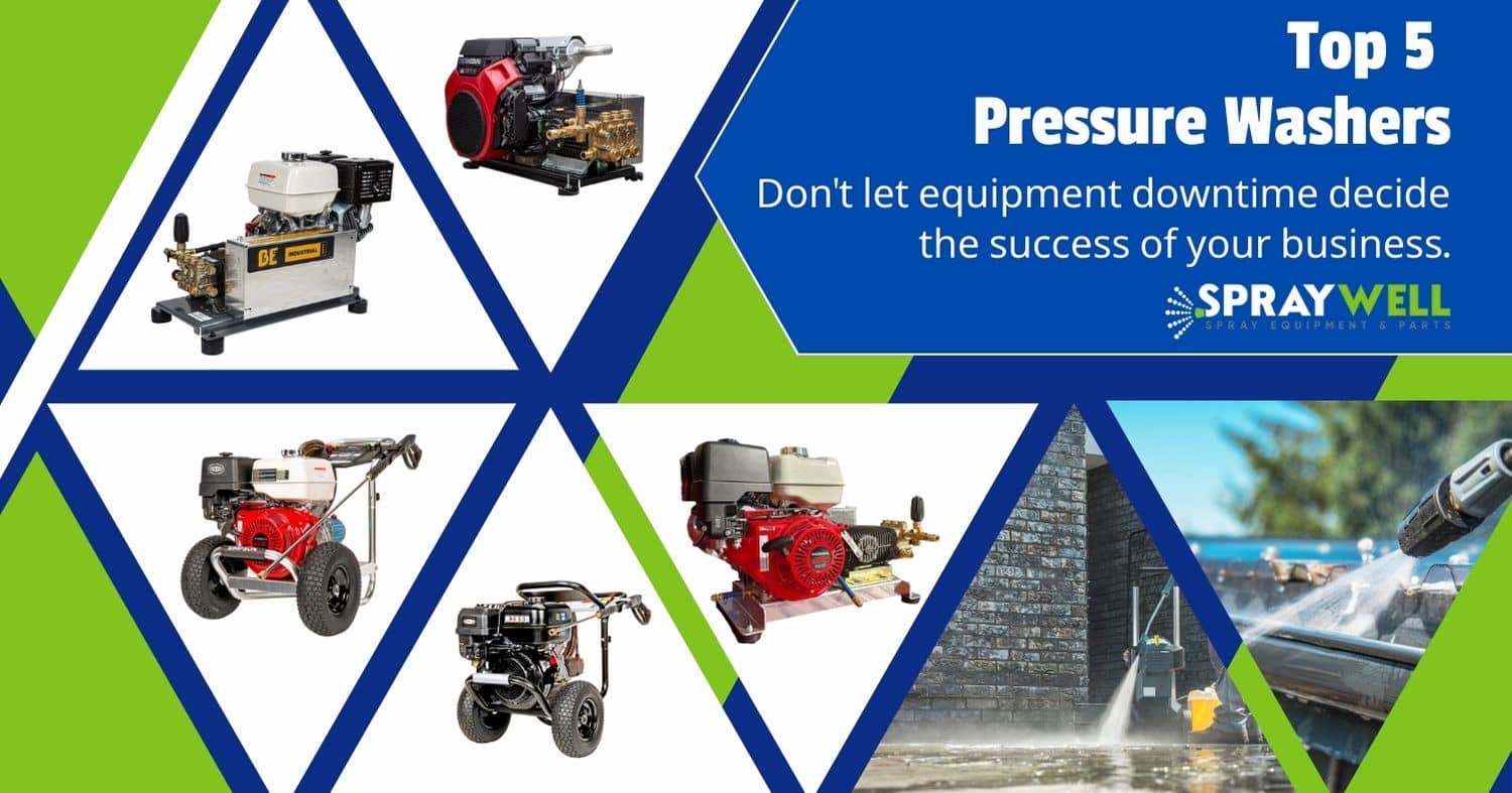 Article banner presenting industry leading pressure washers.